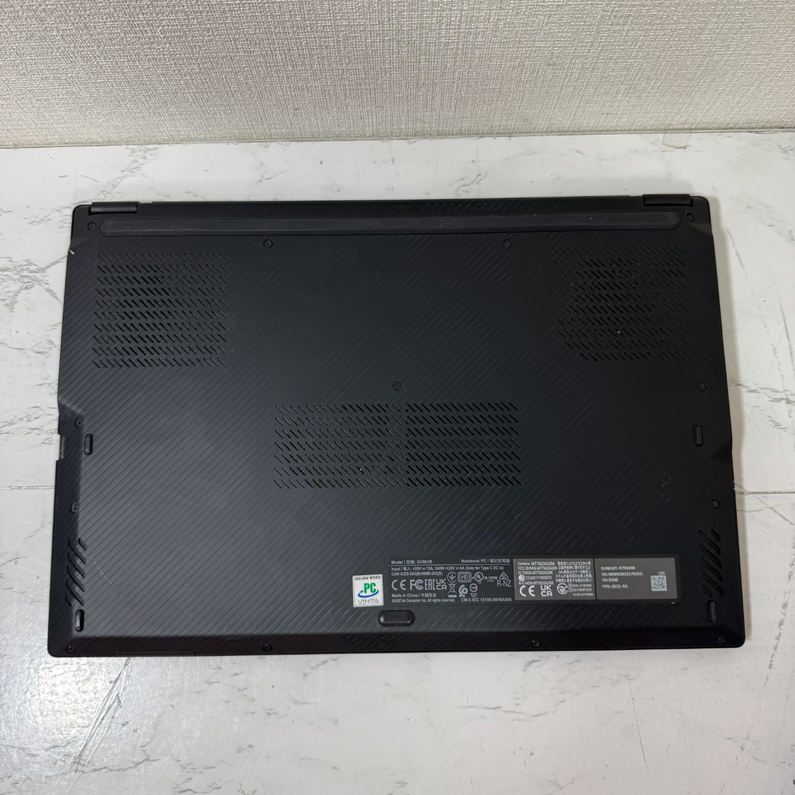 【良品】【1週間保証】ASUS ROG Flow X16 / Ryzen 7 6800HS / DDR5 32GB / NVMe 1TB / GeForce RTX 3060 6GB