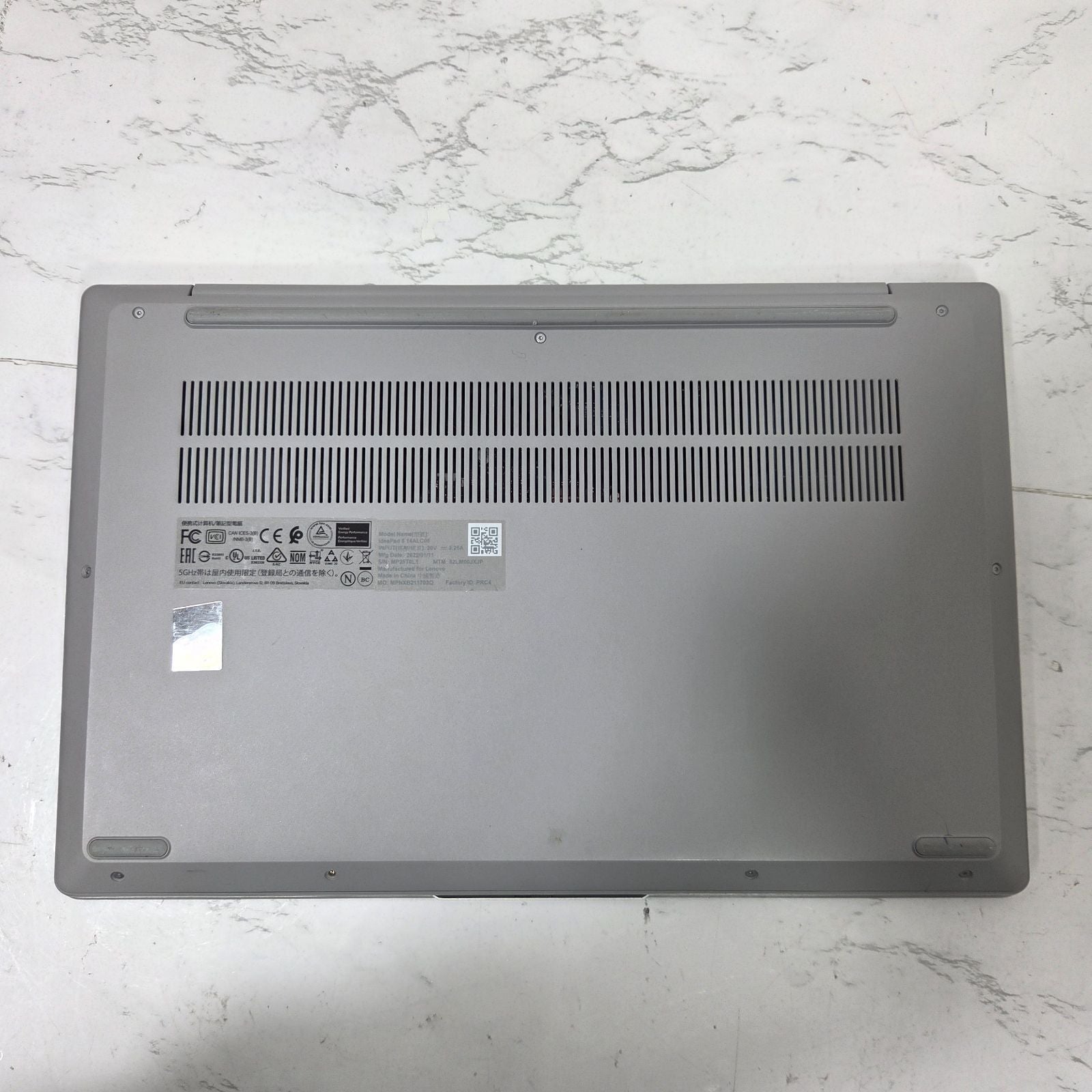 【傷あり】【1週間保証】Lenovo IdeaPad Slim 550 15ALC05 / Ryzen 5 5500U / 8GB / 512GB 000227