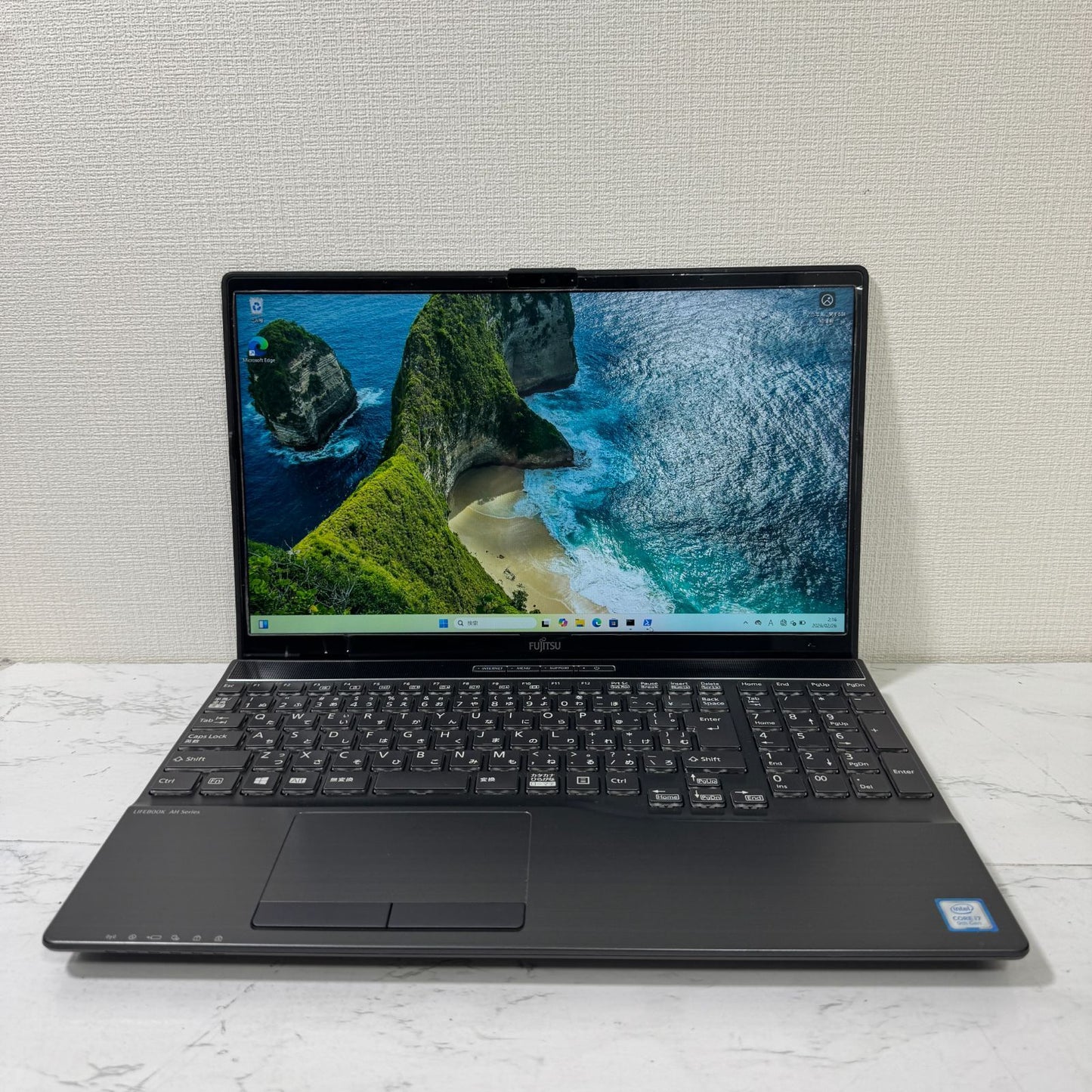 【傷あり】【1週間保証】Fujitsu FMV LIFEBOOK AH77/D3 / Core i7 9750H / 8GB / 1TB + 1TB 184709