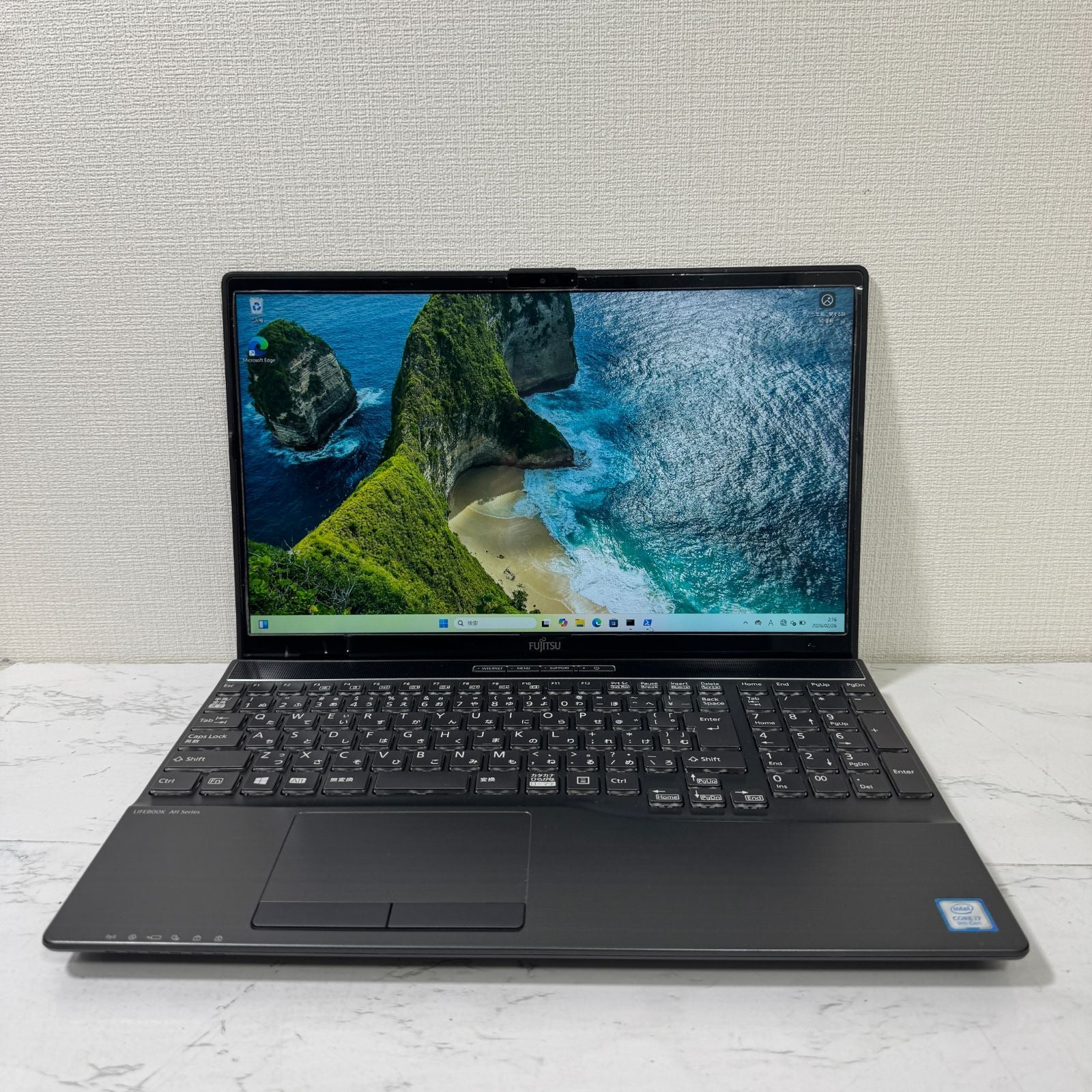 【傷あり】【1週間保証】Fujitsu FMV LIFEBOOK AH77/D3 / Core i7 9750H / 8GB / 1TB + 1TB 184709