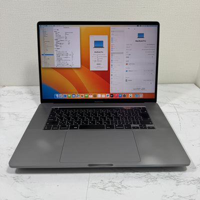 【良品】【初期不良1週間対応】MacBook Pro 16インチ / 2019 / Core i9 9980HK / 32GB / 1TB 191363