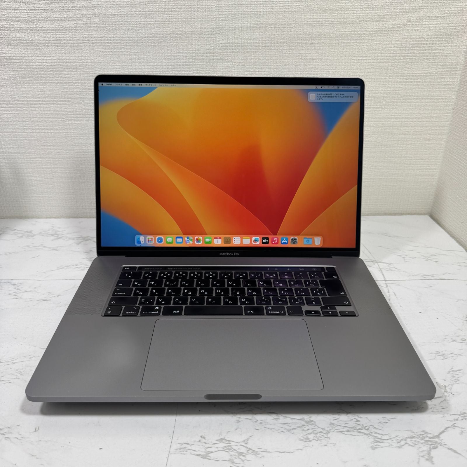 【裏傷あり】【1週間保証】MacBook Pro 16インチ / 2019 / Core i9 9980HK / 32GB / 1TB 191339