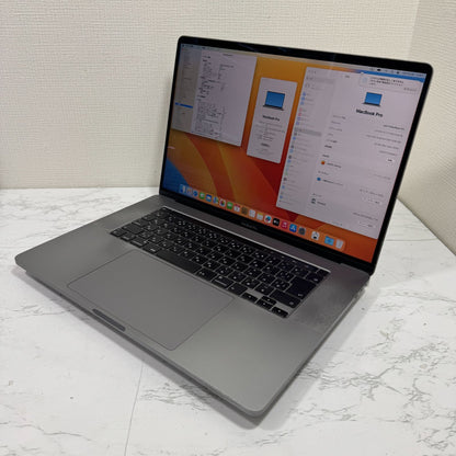 【美品】【1週間保証】MacBook Pro 16インチ / 2019 / Core i9 9980HK / 32GB / 1TB 191375