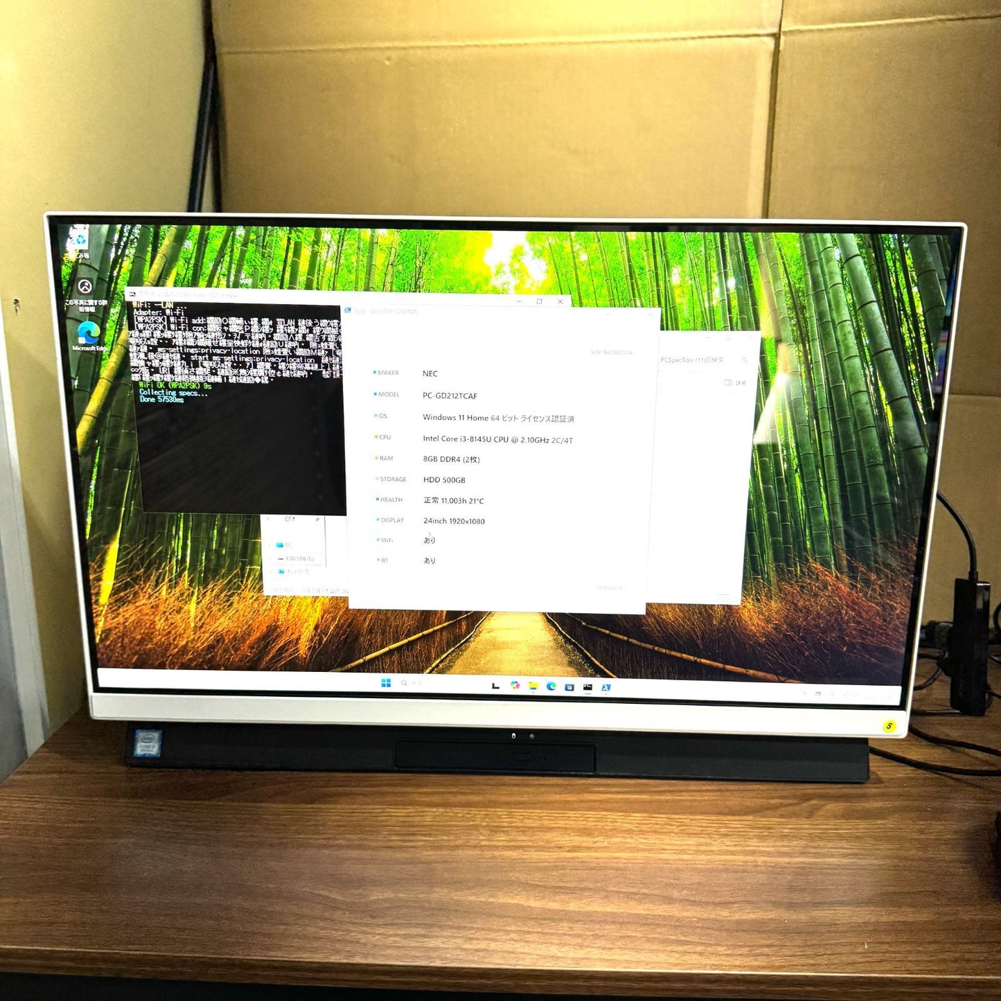 【良品】【1週間保証】NEC LAVIE Direct DA 一体型PC / Core i3 8145U / 8GB / 500GB 000021