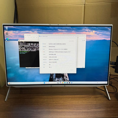 【良品】【初期不良1週間対応】Fujitsu ESPRIMO FH67/E3 一体型PC / 24インチ / Ryzen 7 4700U / 8GB / 512GB 185095