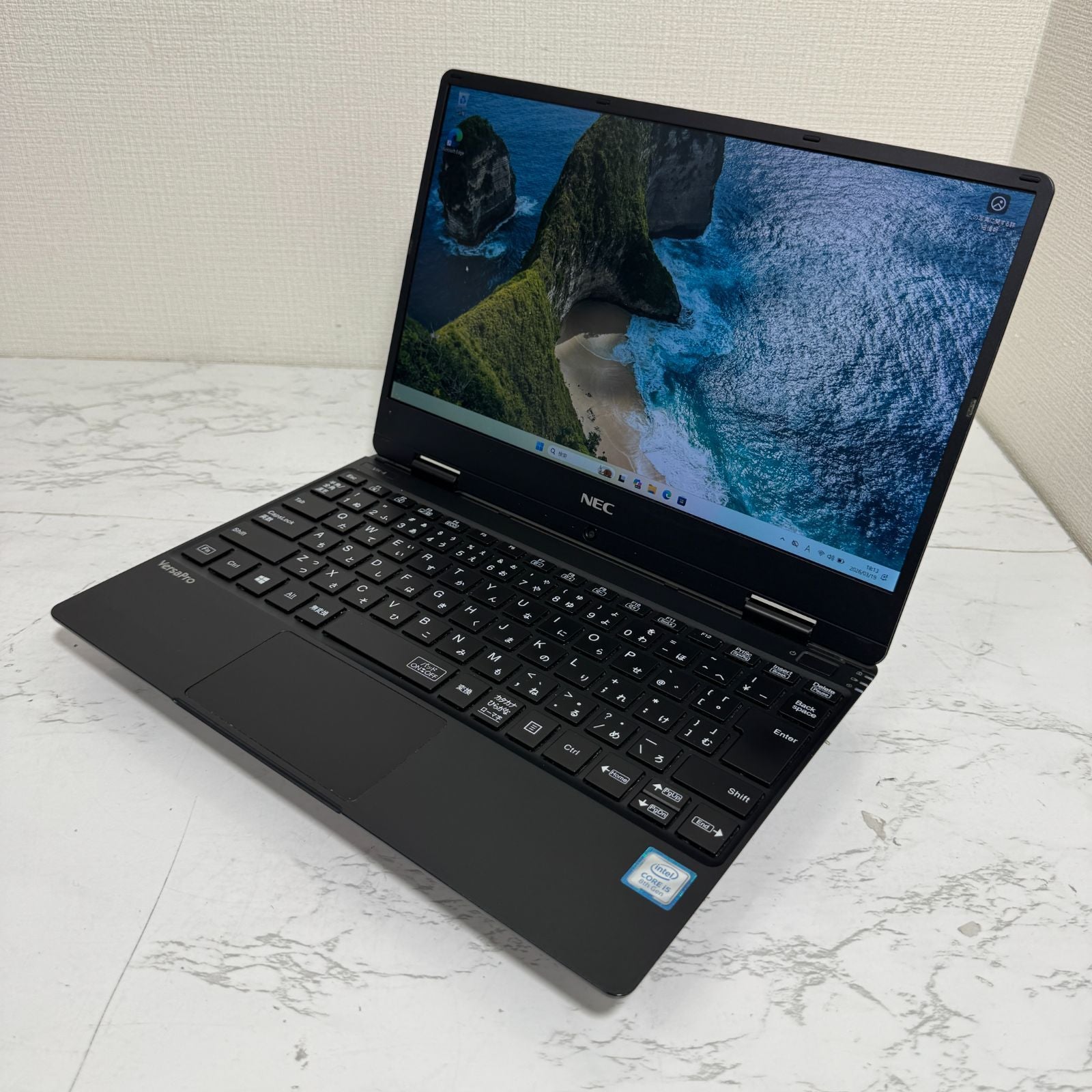 【キーボード死】【1週間保証】NEC VersaPro UltraLite タイプVH VKT13/H-4 / Core i5 8200Y / 8GB / 128GB 001169