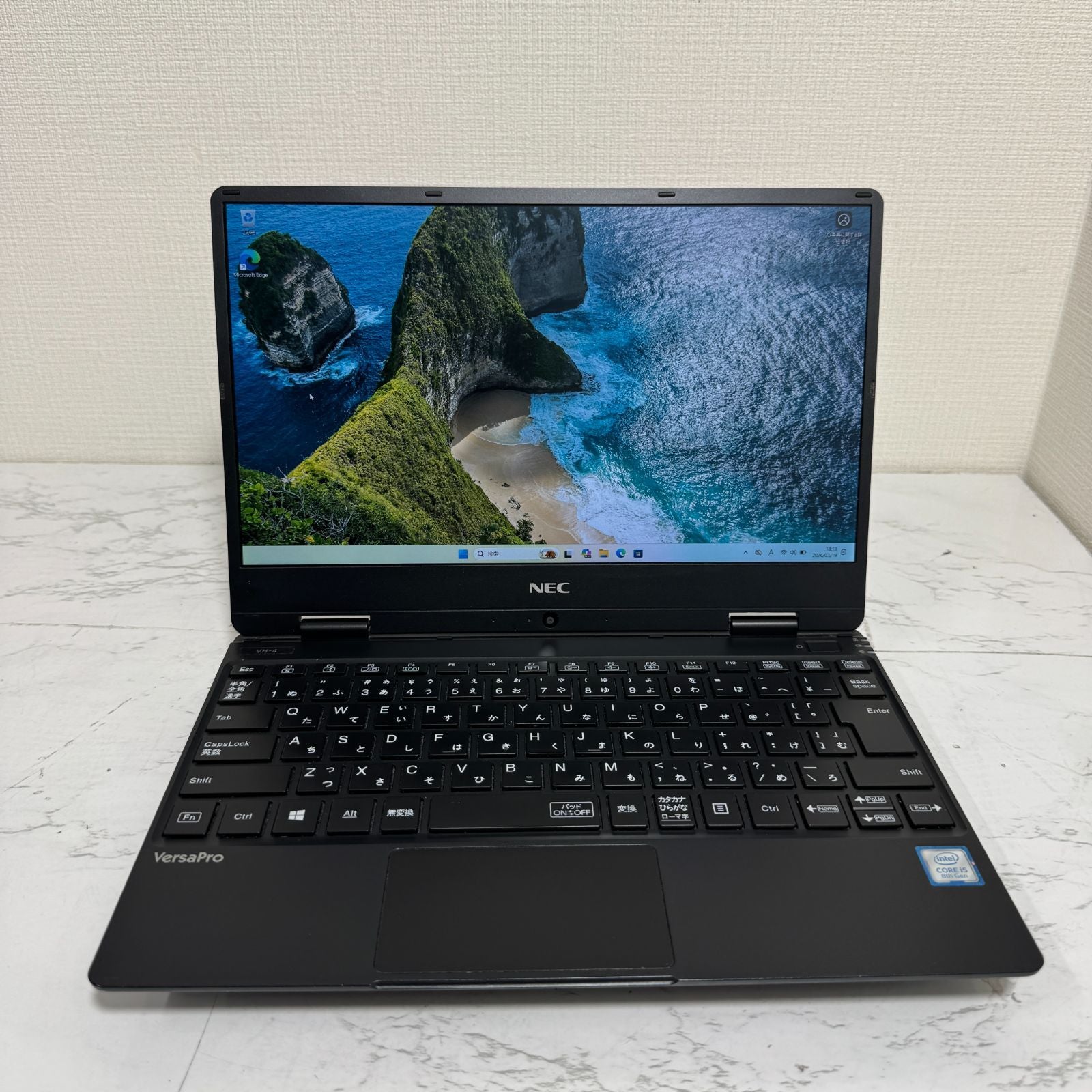【キーボード死】【1週間保証】NEC VersaPro UltraLite タイプVH VKT13/H-4 / Core i5 8200Y / 8GB / 128GB 001169