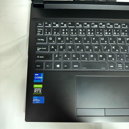 【バッテリー無し】【1週間保証】iiyama LEVEL-15FX151-i7-PASX / Core i7 11800H / 16GB / 512GB / GeForce RTX 3050 Ti 4GB GDDR6 066235