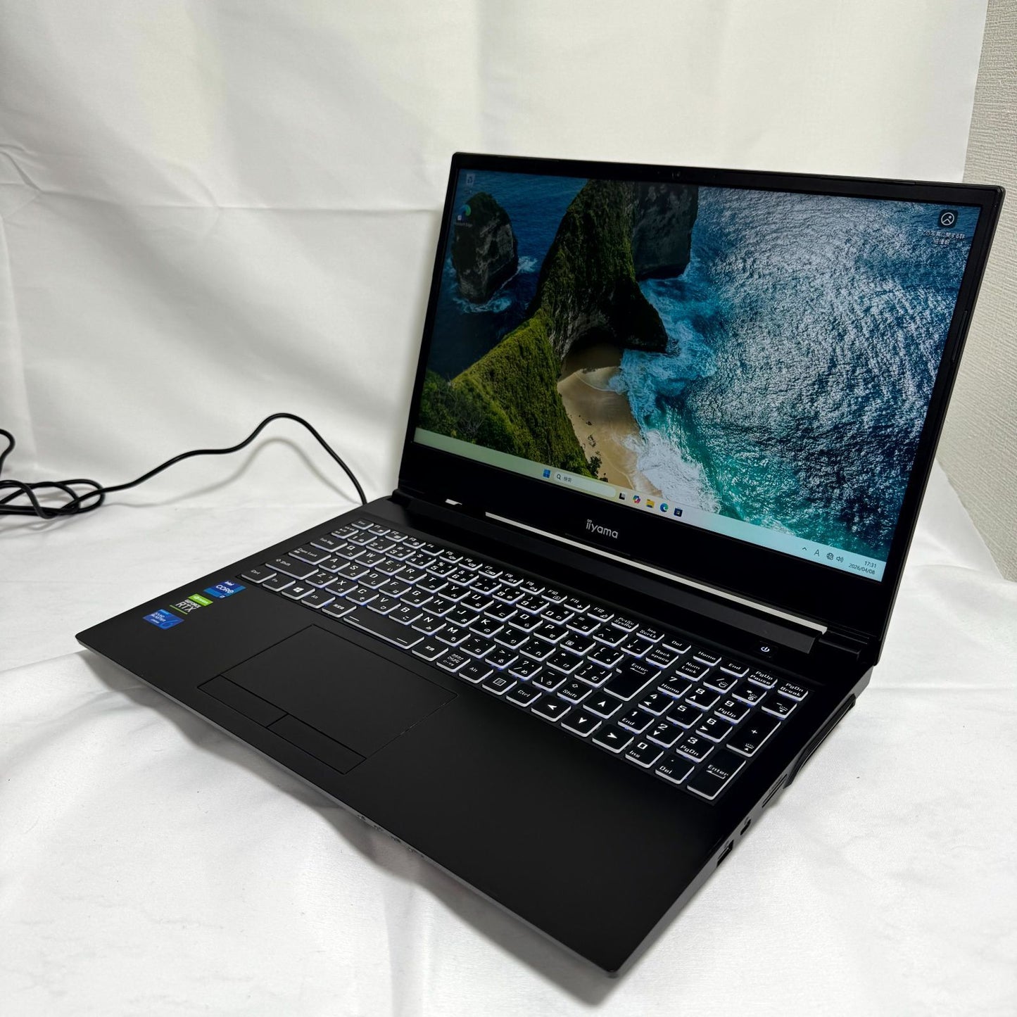 【バッテリー無し】【1週間保証】iiyama LEVEL-15FX151-i7-PASX / Core i7 11800H / 16GB / 512GB / GeForce RTX 3050 Ti 4GB GDDR6 066235