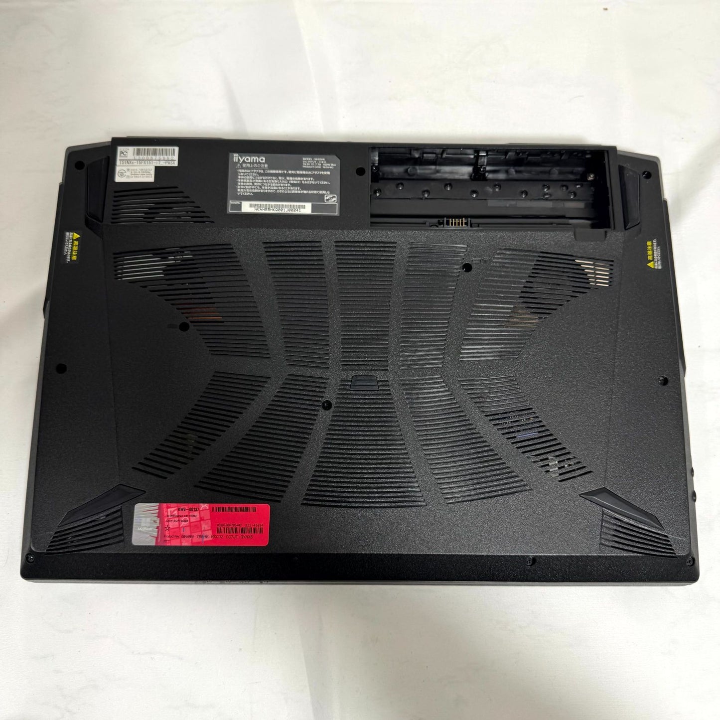 【バッテリー無し】【1週間保証】iiyama LEVEL-15FX151-i7-PASX / Core i7 11800H / 16GB / 512GB / GeForce RTX 3050 Ti 4GB GDDR6 066235