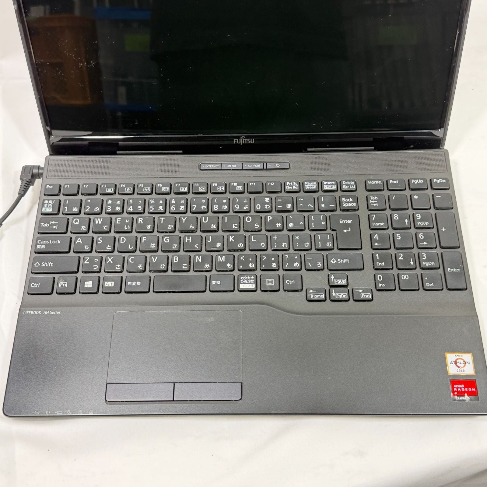 【USB１つ使用不可】【初期不良1週間対応】Fujitsu FMV LIFEBOOK AH42/E1 / Athlon Gold 3150U / 4GB / 256GB