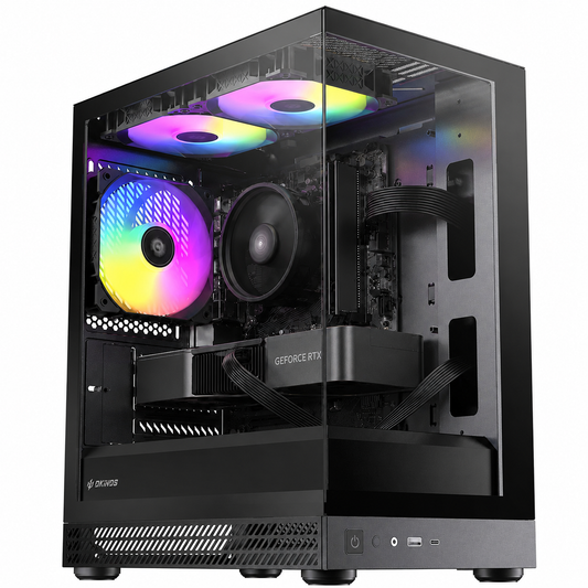 RTX2080 Ryzen 5 5500 DDR4 16GB NVMe SSD 512GB【ゲーミングPC】【整備済み品】【AQUA UNO ブラック】