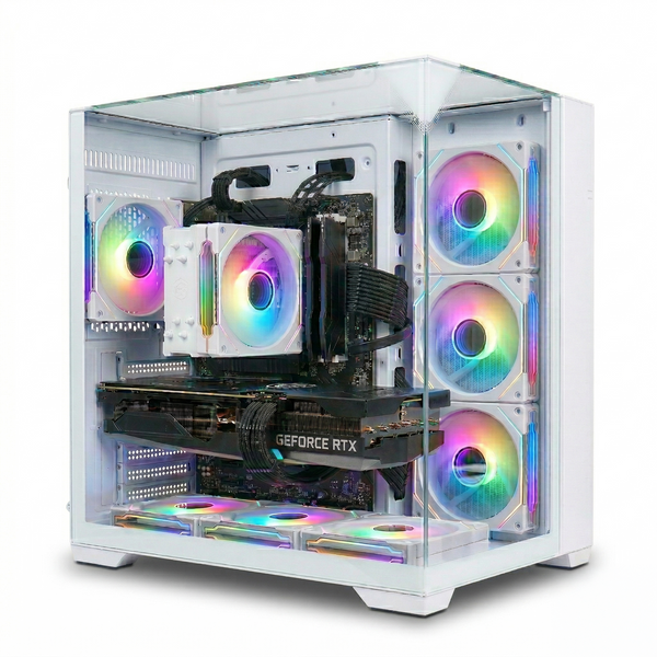 RTX4070Ti Ryzen 7 5700X DDR4 16GB NVMe SSD 1TB【ゲーミングPC】【中古】【Neo Prism WH】