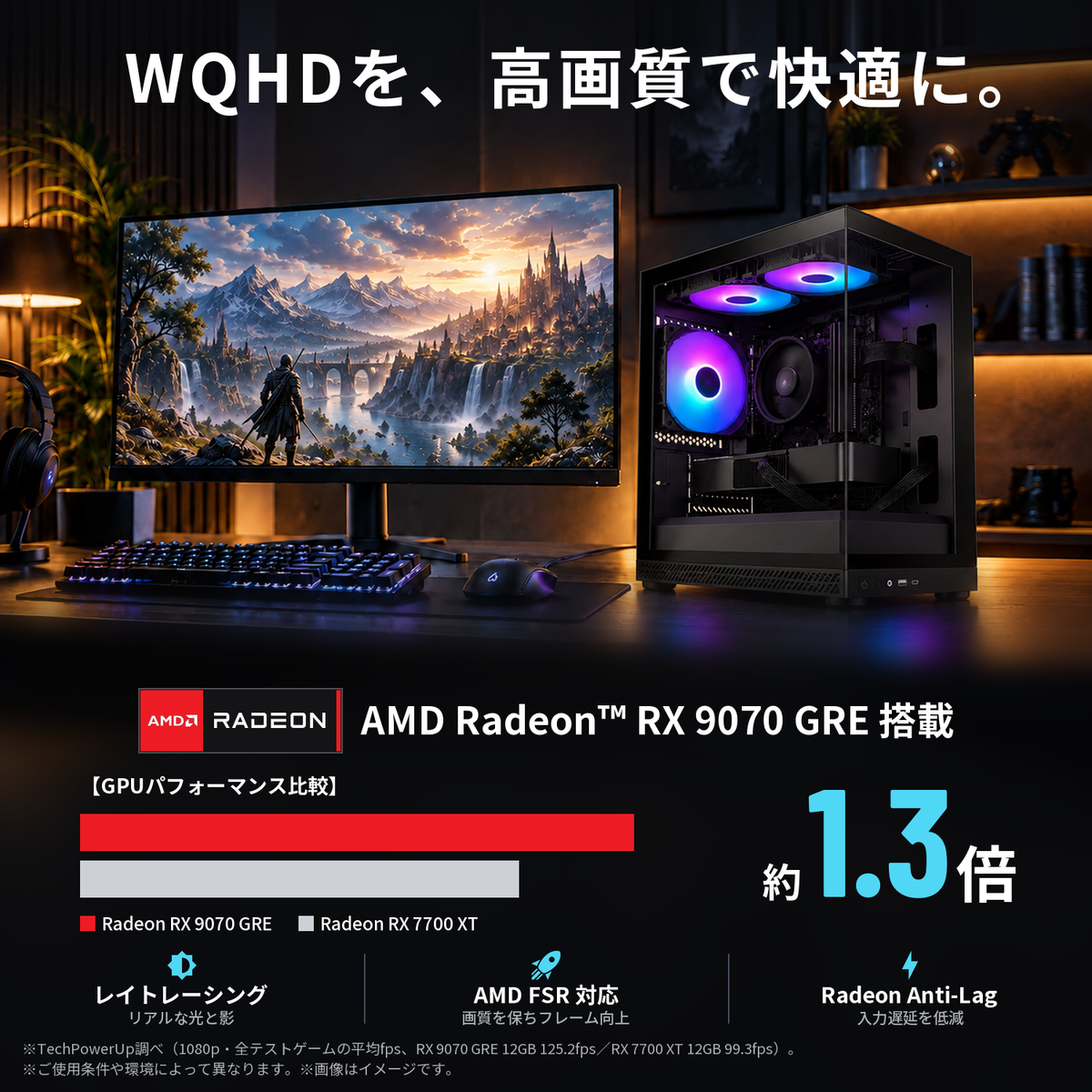 AMD Radeon RX 9070 GRE 12GB 性能