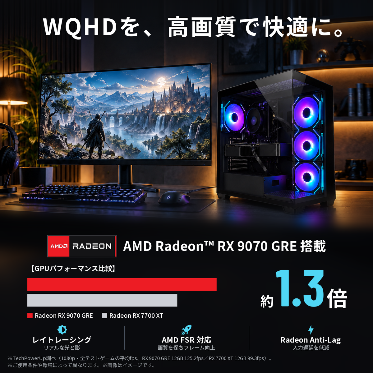 AMD Radeon RX 9070 GRE 12GB 性能