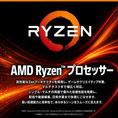 RTX4060搭載ゲーミングPC Ryzen 5 5500｜Neo Prism WH｜TITAN GAMING