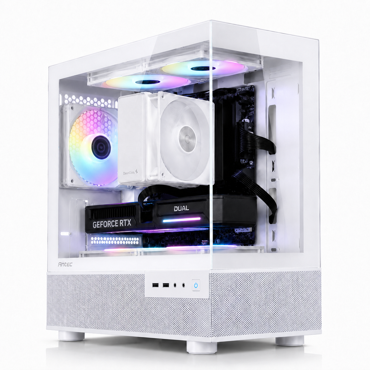 RX9070XT搭載ゲーミングPC Ryzen 7 5700X｜CX200M WH｜TITAN GAMING