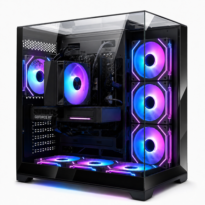 RX9060XT 16GB搭載ゲーミングPC Ryzen 5 5500｜NeoPrism ブラック