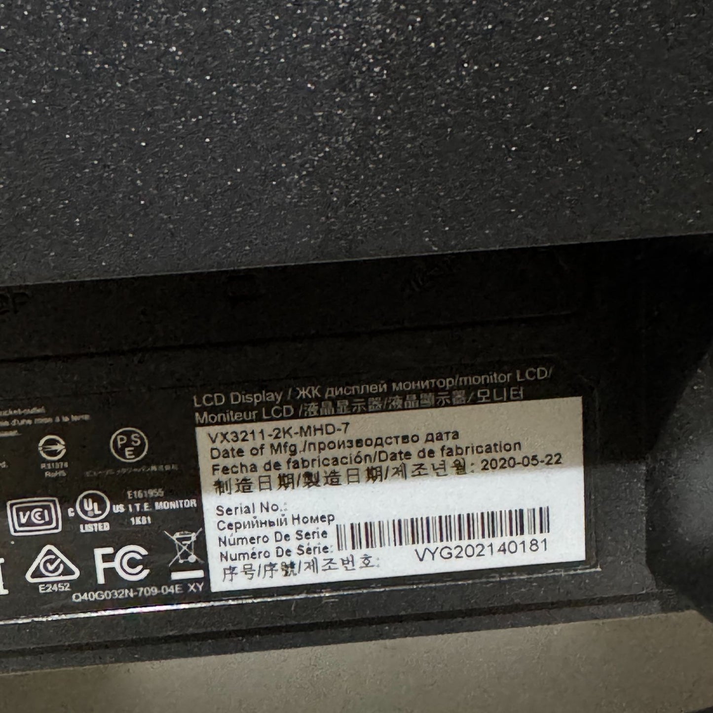 ViewSonic WQHDモニター VX3211-2K-MHD-7 31.5型