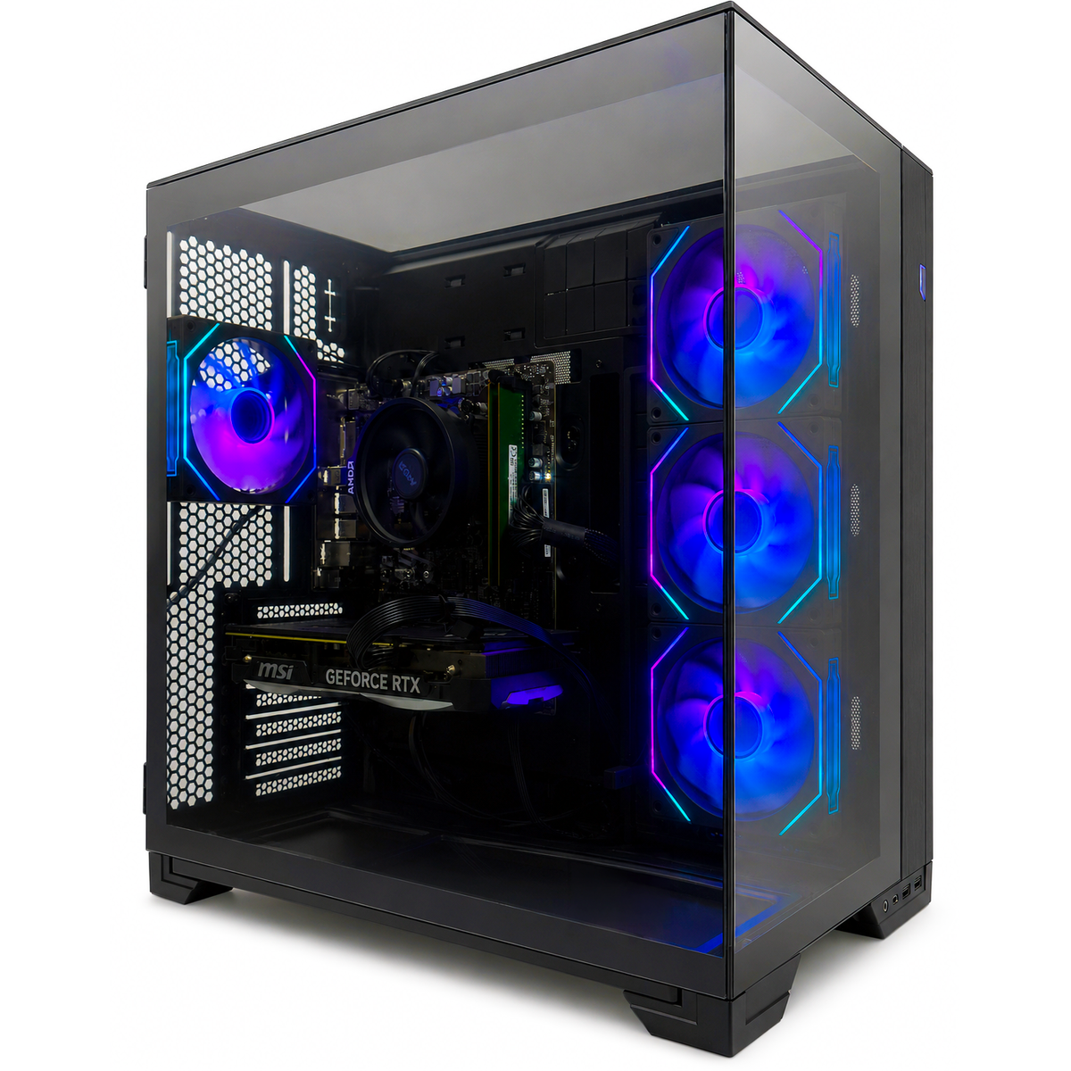 RTX4060搭載ゲーミングPC Ryzen 5 5500｜O11 VISION COMPACT BK｜TITAN