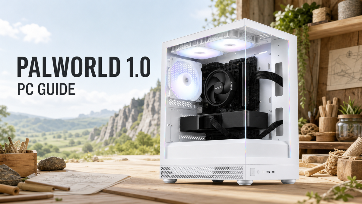 自然に囲まれた工房で撮影された販売中のTITAN Gaming AQUA UNO ホワイト